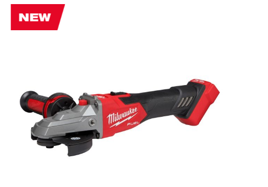 Milwaukee M18 FUEL™ 無碳刷 125mm 扁頭速停角磨機(推制開關)