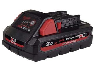 Milwaukee M18™ High Output™ 3.0ah Battery / 3.0ah 鋰電池 M18 Hb3