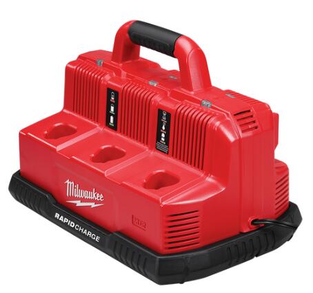 Milwaukee 12v/18v 3 Bay Simultaneous Battery Charger / 電池充電站 M12-18c3