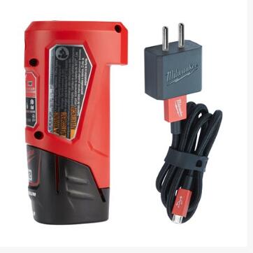 Milwaukee M12™ 鋰電充電寶分享器 /compact Charger And Power Source M12 Tc