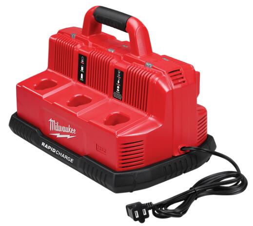 Milwaukee 12v/18v 3 Bay Simultaneous Battery Charger / 電池充電站 M12-18c3