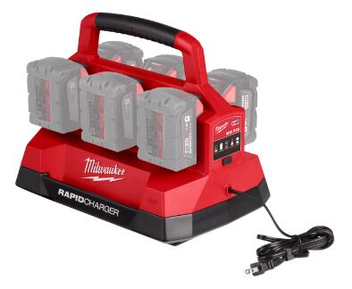 Milwaukee M18™ Packout™ 配套 6插座快速充電器 / 6 Bay Fast Charger M18 Pc6