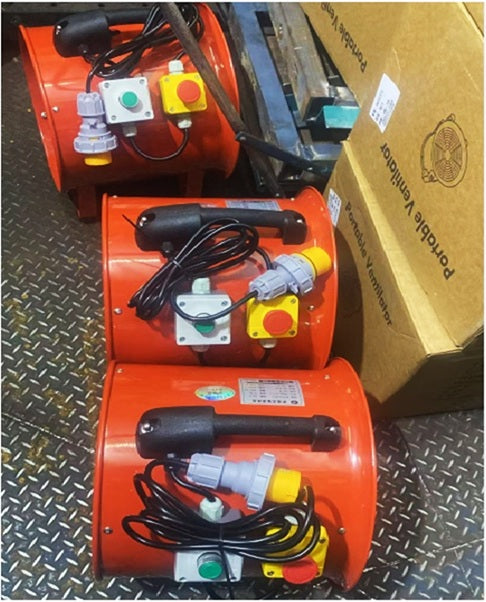 Low Noise Axial Flow Fan-Custom Install Waterproof Starter, Emergency Sop