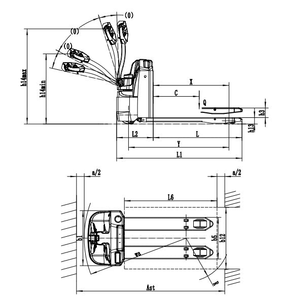 Electric Pallet Truck ET20W 2 Tonne