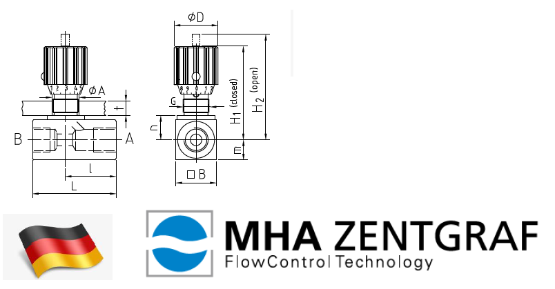 MHA Zentgraf - Flow Control Check Valve