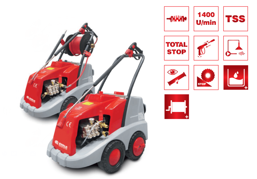 Ehrle High Pressure Cold water Jet Cleaner - 4x4 series KD1140 (Standard/Premium)