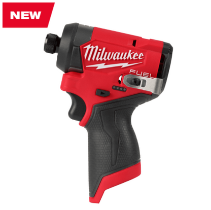 Milwaukee M12 Fuel™ 無碳刷1/4″ 六角頭衝擊起子機