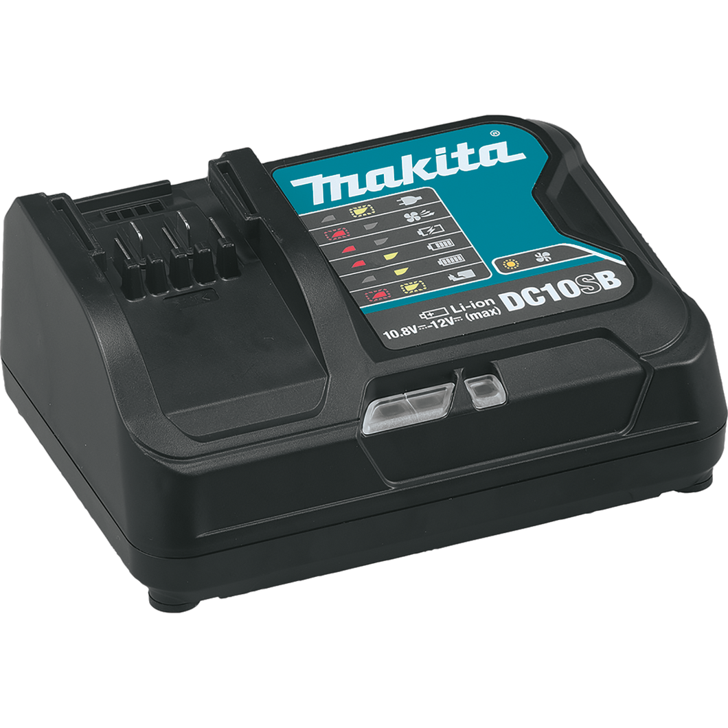 Makita 牧田 12V max CXT® Lithium‑Ion Rapid Optimum Charger DC10SB