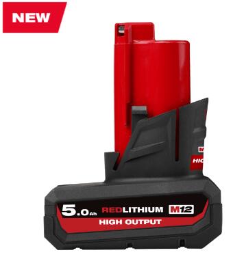 Milwaukee M12™ High Output™ 5.0ah 鋰電池 / High Output 5.0ah Battery M12 Hb5