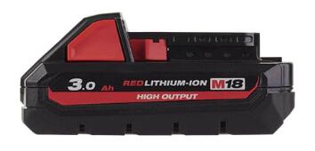 Milwaukee M18™ High Output™ 3.0ah Battery /  3.0ah 鋰電池 M18 Hb3