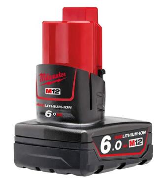 Milwaukee M12™ 6.0Ah Battery / 6.0Ah 鋰電池 M12B6