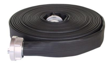 Techflex Black PVC Heavy Duty Lay Flat Hose