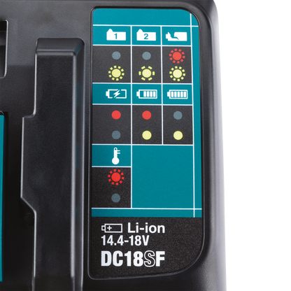 Makita 牧田 18V LXT® Lithium‑Ion 4‑Port Charger DC18SF