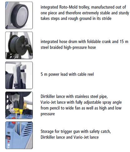 Kranzle High Pressure Water Jet Cleaner K 2195 TS T