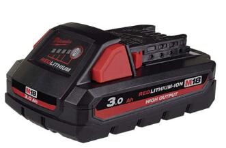 Milwaukee M18™ High Output™ 3.0ah Battery /  3.0ah 鋰電池 M18 Hb3