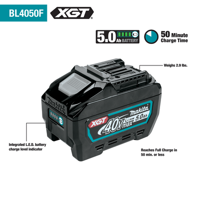 Makita 牧田 40V max XGT® 5.0Ah Battery BL4050F