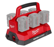 Load image into Gallery viewer, M18™ PACKOUT™ 配套 6插座快速充電器 /  6 Bay Fast Charger M18 PC6
