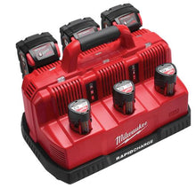 Load image into Gallery viewer, MILWAUKEE 12V/18V 3 BAY SIMULTANEOUS BATTERY CHARGER / 電池充電站 M12-18C3
