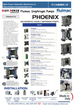 Load image into Gallery viewer, &quot;Fluimac&quot; Air-Operated Double Diaphragm Pump Phoenix P1000
