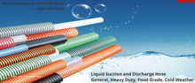 Load image into Gallery viewer, Korean made Heavy Duty Food Grade  Suction and Discharge Hose with Braid  Reinforcement
