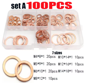 Copper Washer Gasket Set  紫銅墊圈修理盒