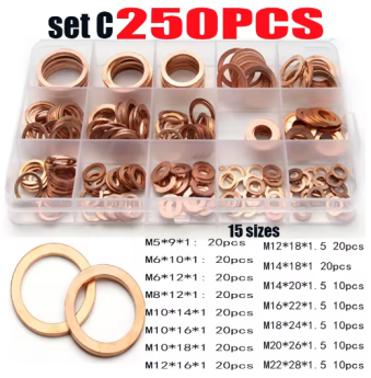 Copper Washer Gasket Set  紫銅墊圈修理盒