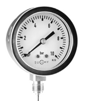 Load image into Gallery viewer, Pressure gauges with Bourdon tube without / with glycerine filling
