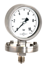 Load image into Gallery viewer, Pressure gauges with diaphragm Stainless steel , with or without filling
