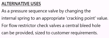 Check Valves