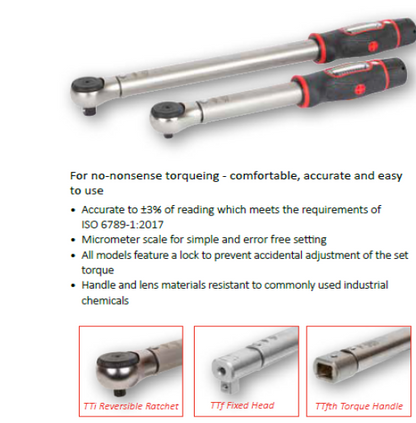 Norbar - TT Range of Torque Wrenches