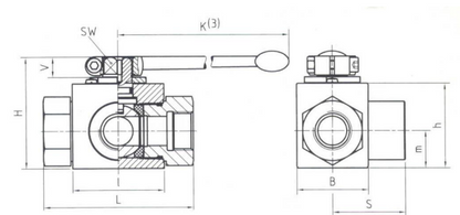 MP Hydraulics Ball Valve Block Type