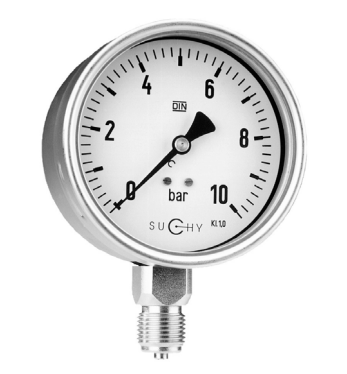 All Stainless Steel Pressure Gauges With Bourdon Tube