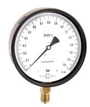 Load image into Gallery viewer, Precision test gauges with Bourdon tube in industry and stainless steel version
