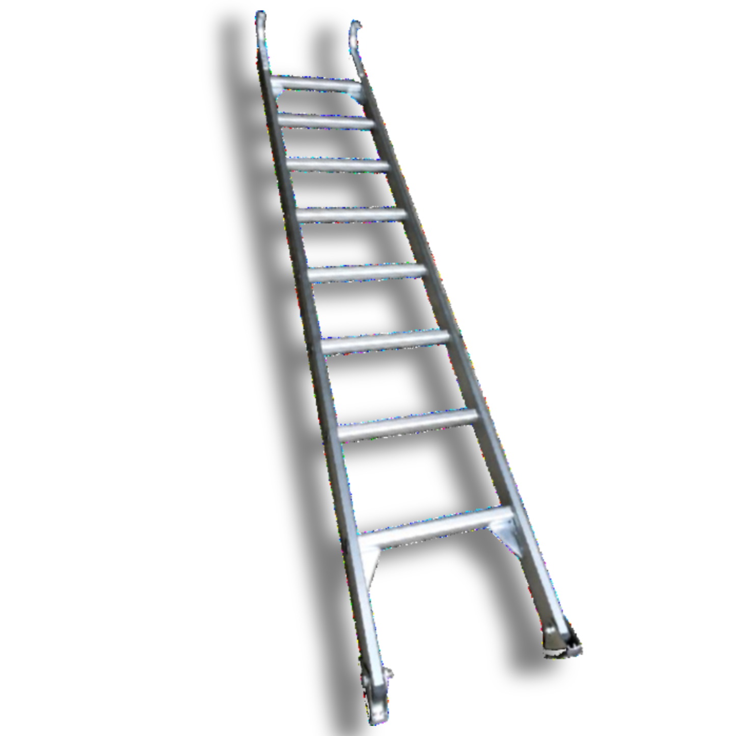 Mp Aluminium Straight Ladder With/without Steel Hook