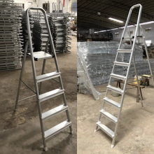 Load image into Gallery viewer, &quot;MP” ALUMINUM FOLDING PORTABLE PLATFORM LADDER
