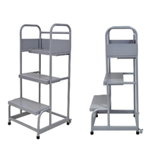 Load image into Gallery viewer, &quot;MP&quot; STAINLESS STEEL MINI MOVABLE STEP LADDER
