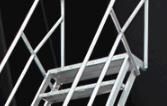 Mp Aluminium Industrial Step Ladder W/hand Rail