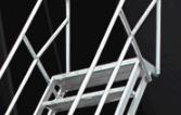 Load image into Gallery viewer, “MP” ALUMINIUM INDUSTRIAL STEP LADDER W/HAND RAIL
