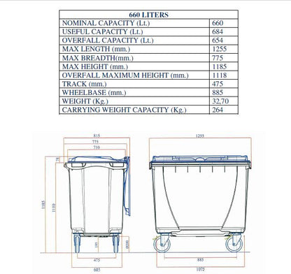 Mp Plastic Garbage Bins 有蓋塑料垃圾筒