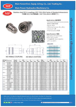 Load image into Gallery viewer, Stainless steel ISO A couplings (ISO 7241:2014 Series A Standard dimensions) 不銹鋼 ISO A 系列聯軸器（ISO 7241:2014 A 標準尺寸）
