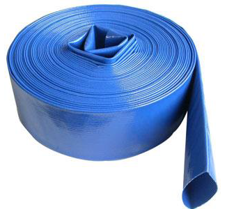 Blue LayFlat Shiny Hose